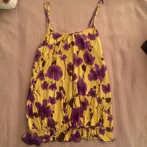 The prettiest floral tank size large F21